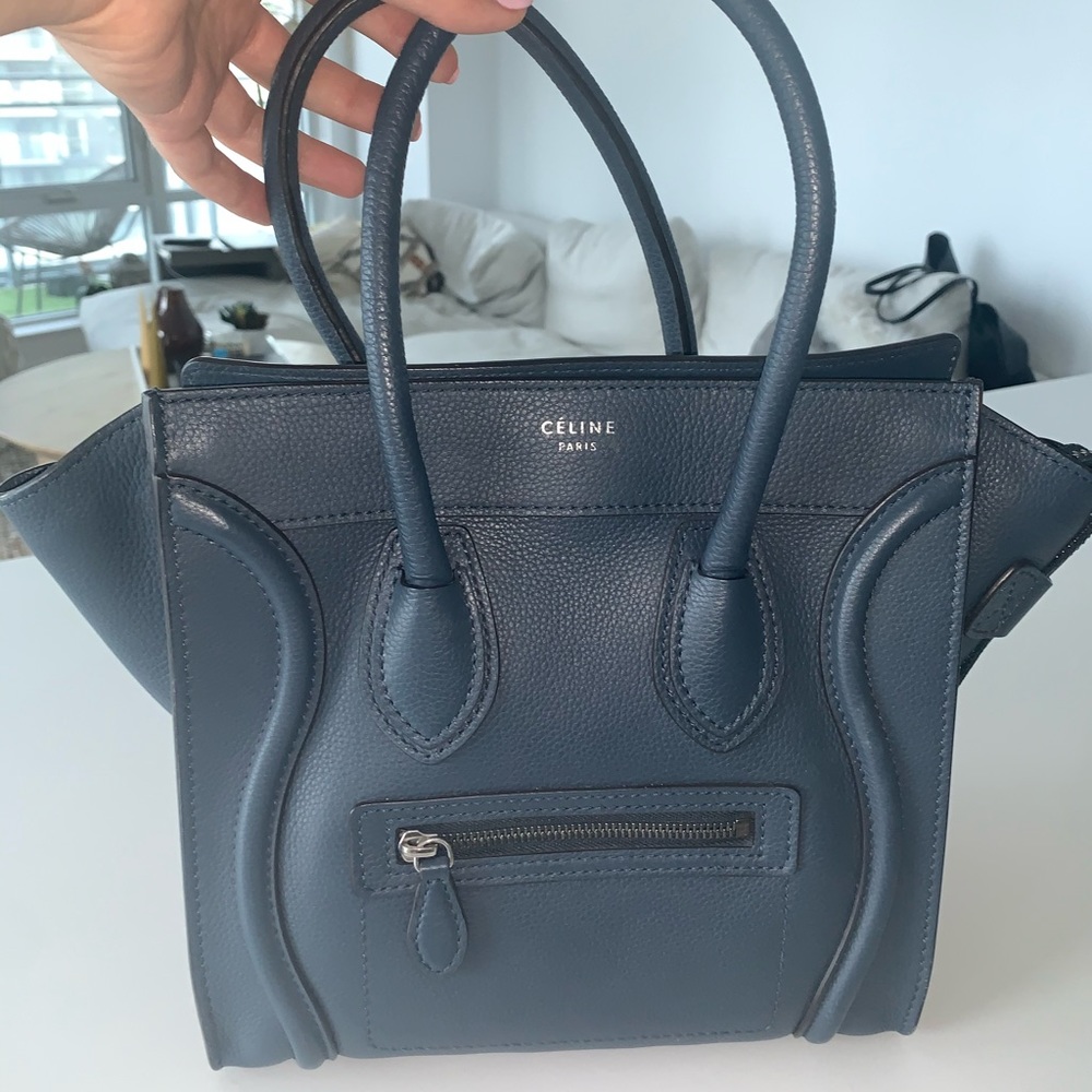 ❌SOLD❌CELINE MICRO LUGGAGE BAG NAVY